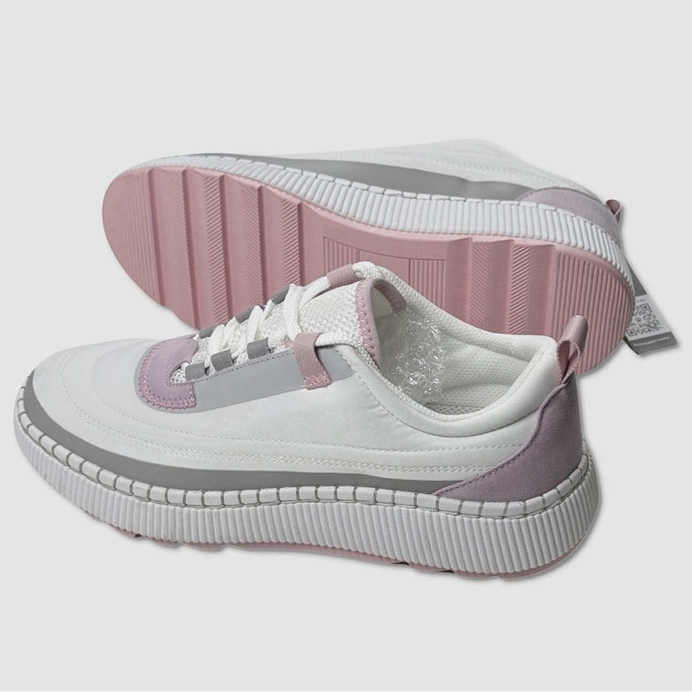 Womens Cougar Sayah Sneakers / Shoes - NEW Size 7 White / Lavender - #47604-OF